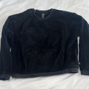 Athleta Black Girls Fleece Pullover Sweatshirt